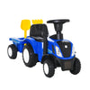 DodiOnline Ride On Tractor Toddler Walker Foot To Floor Slider w/ Horn Storage Steering Wheel for 1-3 Years Old Blue