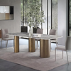 Mira Dining Table, Gold Base