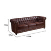 Vintage Chesterfield Three Seater Sofa | DodiTec WC1