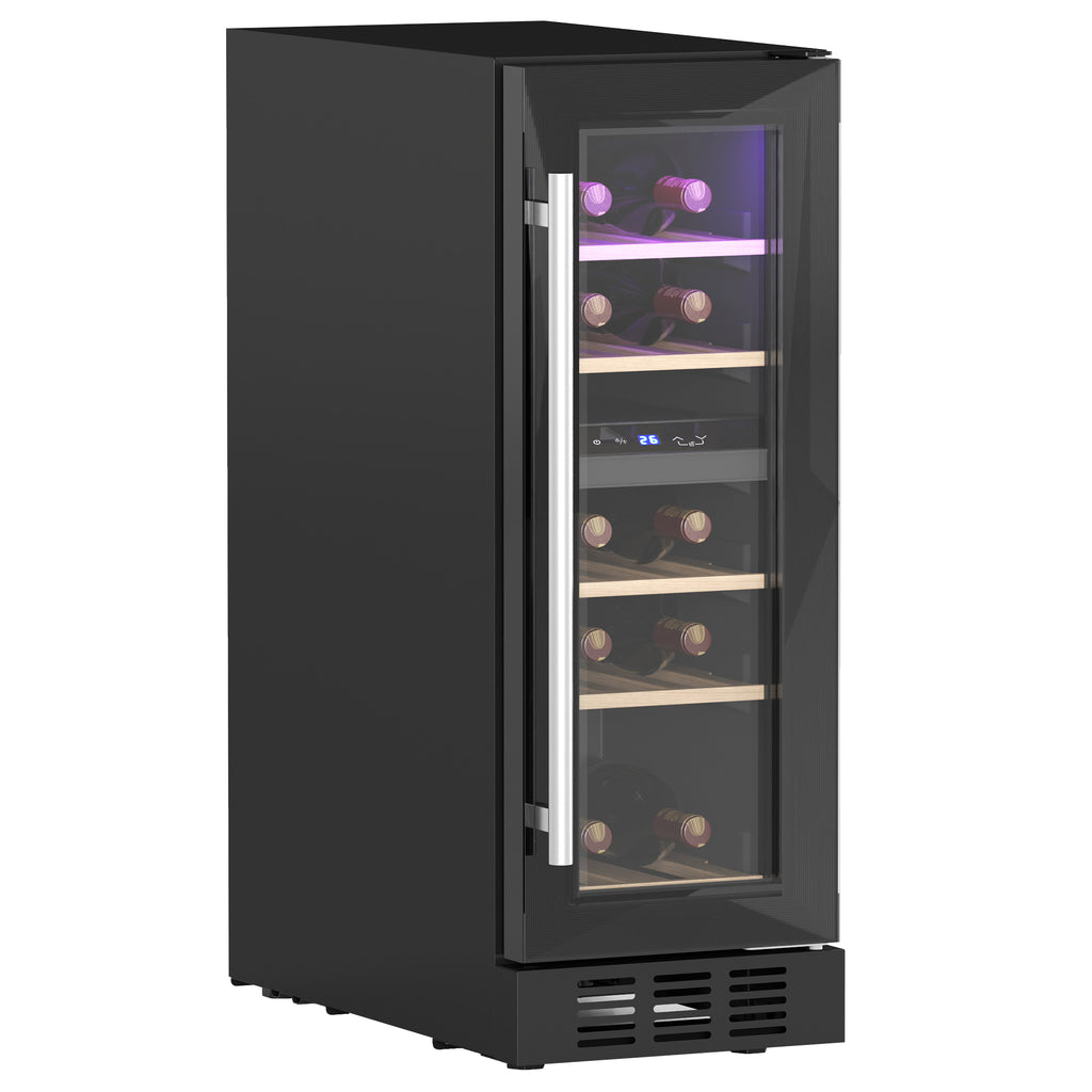 DodiOnline 16 Bottle Dual Zone 5-18? Wine Fridge - Black