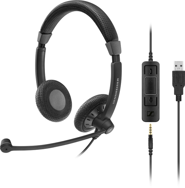 Sennheiser Culture Plus SC 75 USB CTRL Binaural Wired Headset (3.5mm/USB)