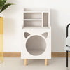 Pura Side Table With Pet House, Wood | DodiTec WC1