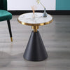 Modern Side Table with Marble top and Metal Base | DodiTec WC1