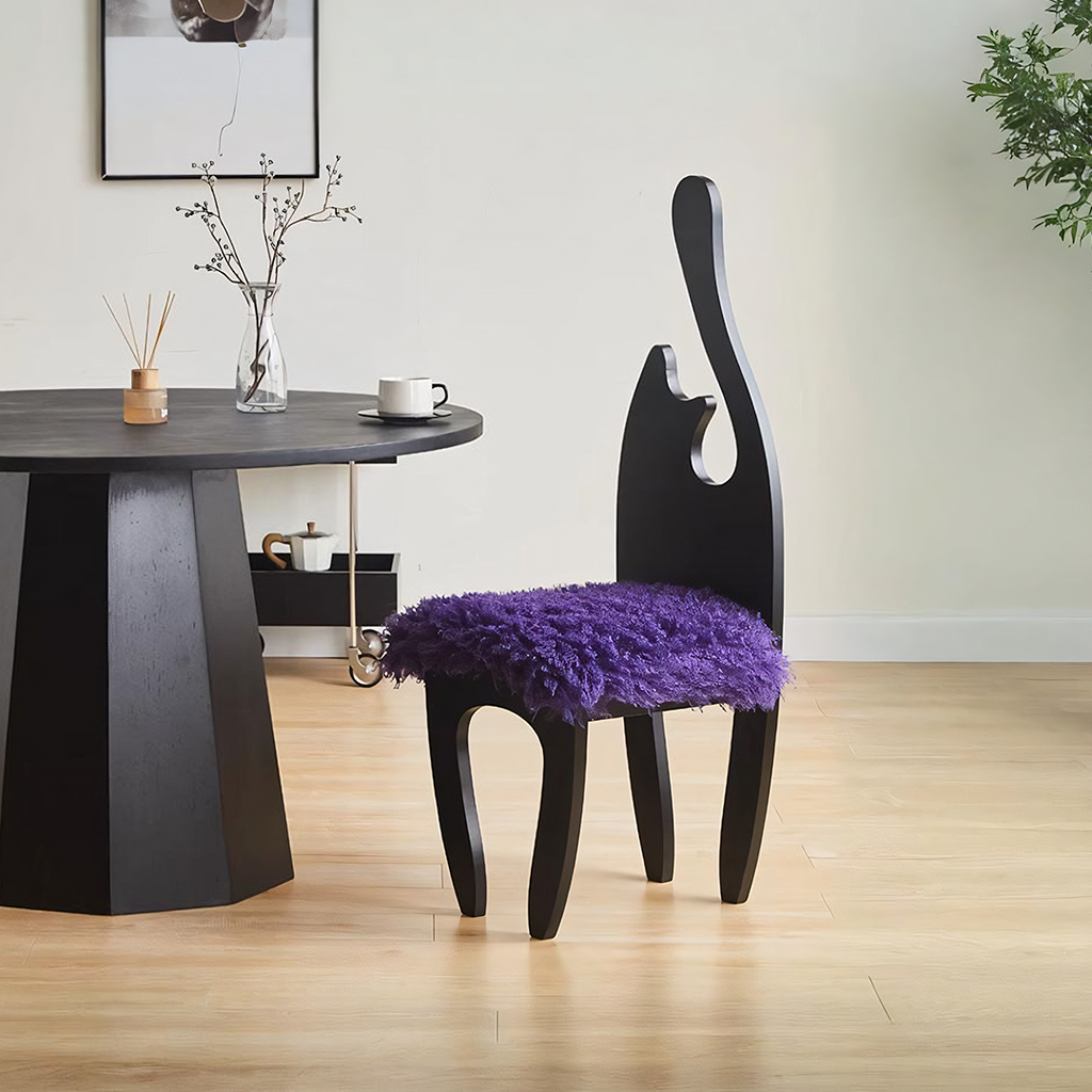 Tiffany Black Cat Dining Chair