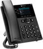 Poly VVX 250 4-line Desktop Business IP Phone with dual 10/100/1000 Ethernet ports.