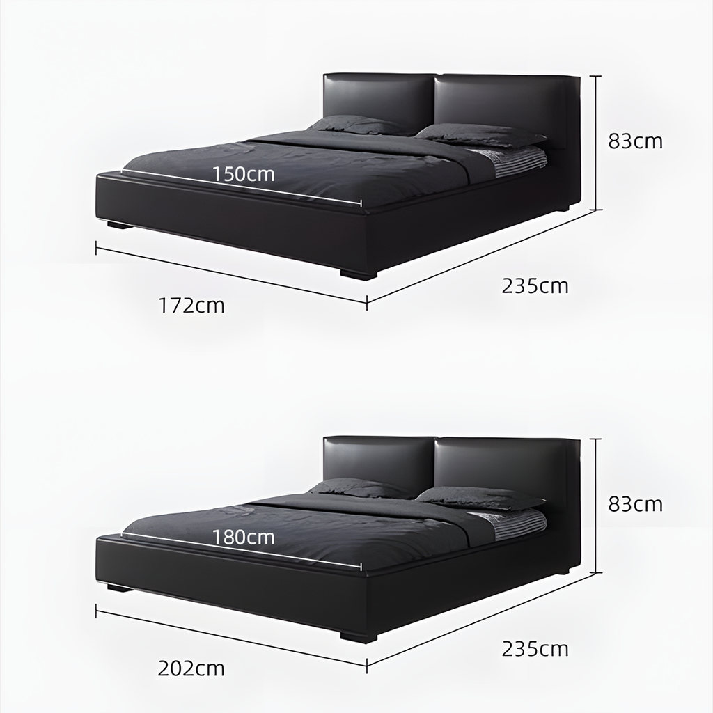 Vanessa King Size / Super King Size Bed, Black-DodiTec WC1