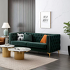 WH215 Two Seater Sofa, Velvet