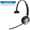 Yealink WH62 Teams Certified Single Ear over the head DECT headset