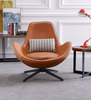 Snail Armchair, Brown Leather | DodiTec WC1