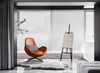 Snail Armchair, Brown Leather | DodiTec WC1