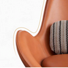 Snail Armchair, Brown Leather | DodiTec WC1