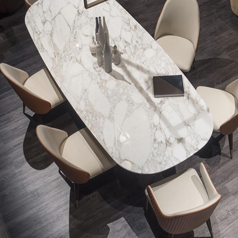 Arpen Dining Table, Marble, Dining Table Set | DodiTec WC1