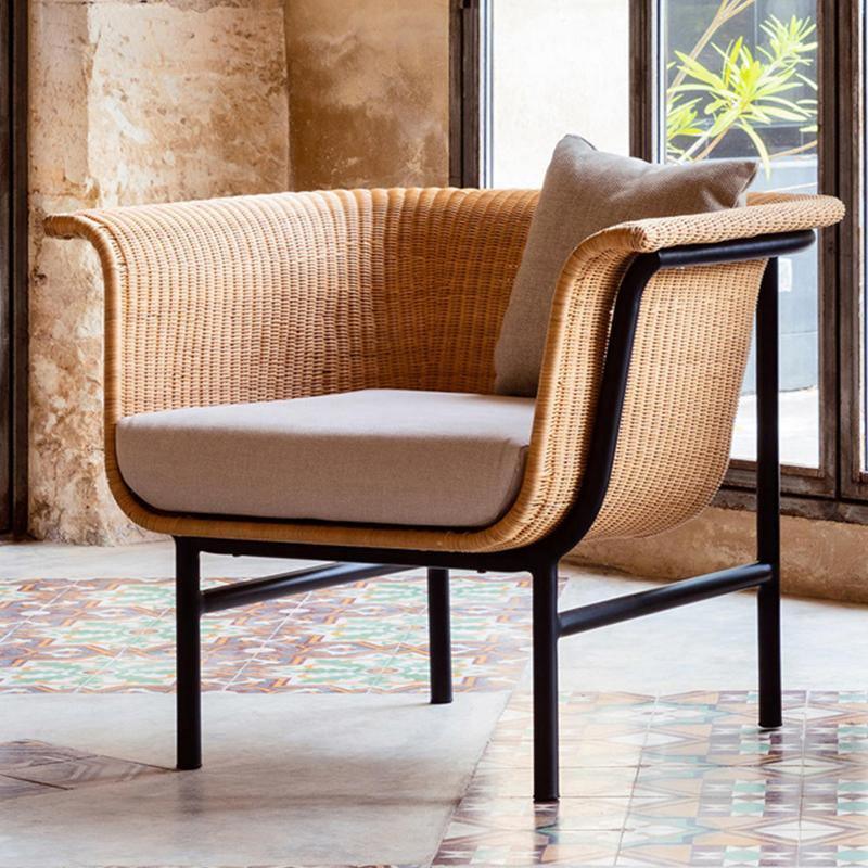 Budron Rattan Armchair, Indoor/ Outdoor Furniture | DodiTec WC1