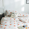 CA058 Linen Duvet Cover + Bed Sheet + 2 Pillowcases, King, More Patterns Available | DodiTec WC1