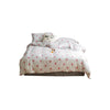 CA058 Linen Duvet Cover + Bed Sheet + 2 Pillowcases, King, More Patterns Available | DodiTec WC1