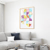 Candy Framed Wall Art Print 60*90cm | DodiTec WC1