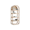 Cane Rattan Bookcase, Shelving Unit, Oak | DodiTec WC1