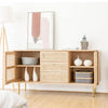 Cane Sideboard, Natural Rattan & Ash Esche Wood | DodiTec WC1