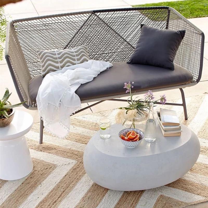 Carmean Rattan Chair and Footstool, Outdoor Furniture | DodiTec WC1