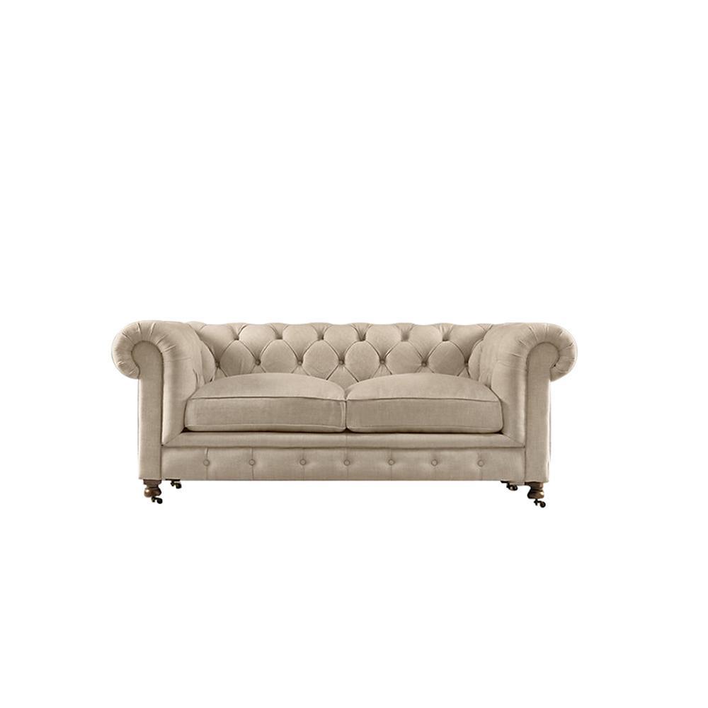 Chesterfield Two Seater Sofa, Velvet | DodiTec WC1