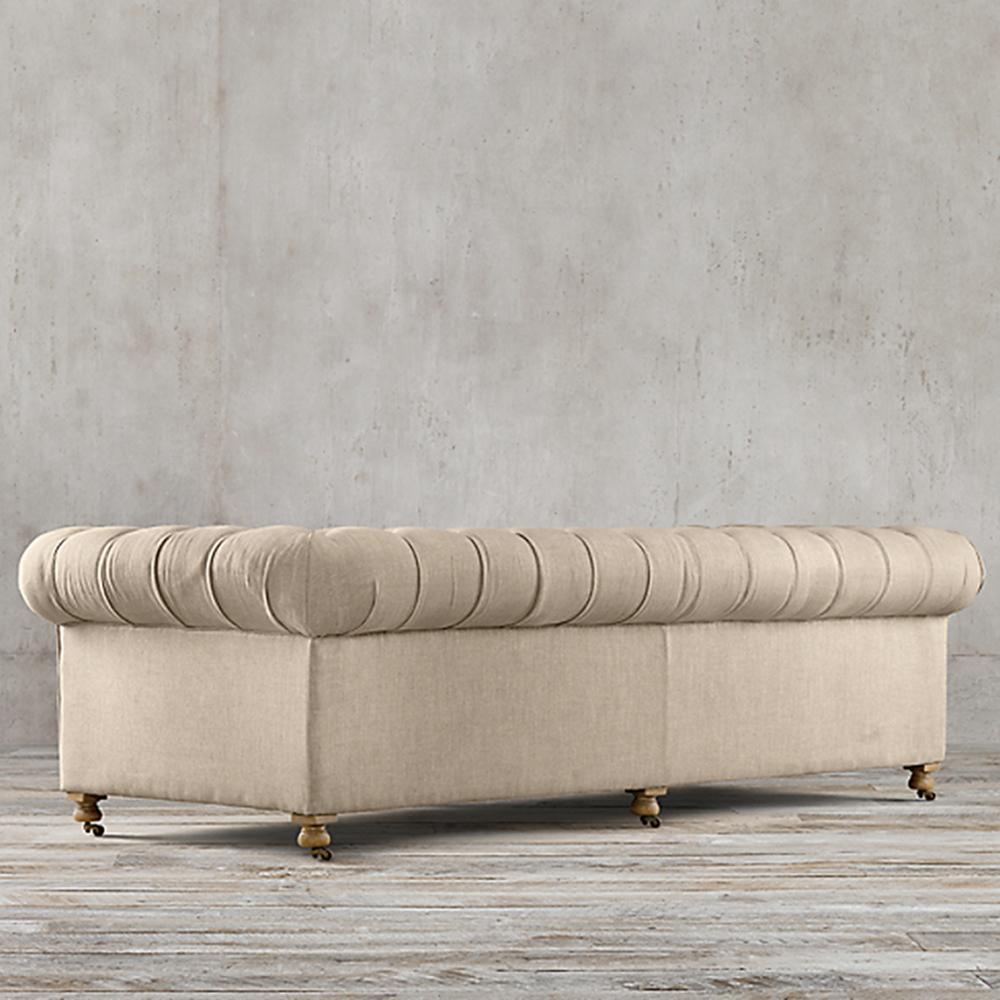 Chesterfield Two Seater Sofa, Velvet | DodiTec WC1