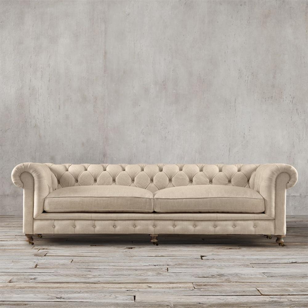 Chesterfield Two Seater Sofa, Velvet | DodiTec WC1