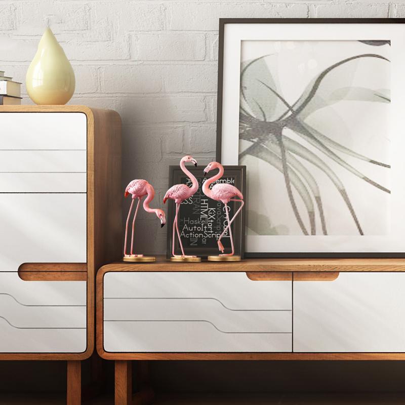 Decoration: A Set Of Three Flamingo Decoration | DodiTec WC1