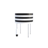 Ebro Side Table, Black And White | DodiTec WC1