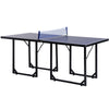 DodiOnline 6ft 182cm Mini Table Tennis Table Folding Ping Pong Table with Net Multi-Use Table for Indoor Outdoor Game, Blue