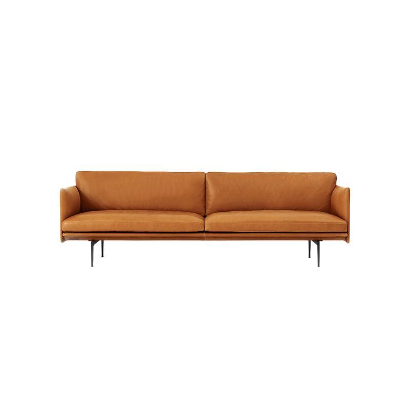 H81 Hamilton Two Seater Sofa, Italian Genuine Leather | DodiTec WC1