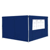 DodiOnline 3 Meters Gazebo Replaceable Exchangeable Side Panel Wall Panels Walls With Window, Blue