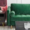 Hanoi Two Seater Sofa, Velvet | DodiTec WC1