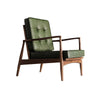 Hans CH32 Green Armchair, Solid Wood | DodiTec WC1