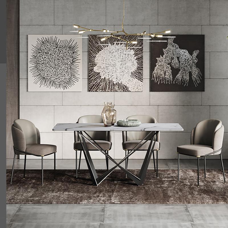 Helix Dining Table Set, Sintered Stone | DodiTec WC1