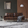 Hemenway Two Seater Sofa, Full Grain Leather | DodiTec WC1