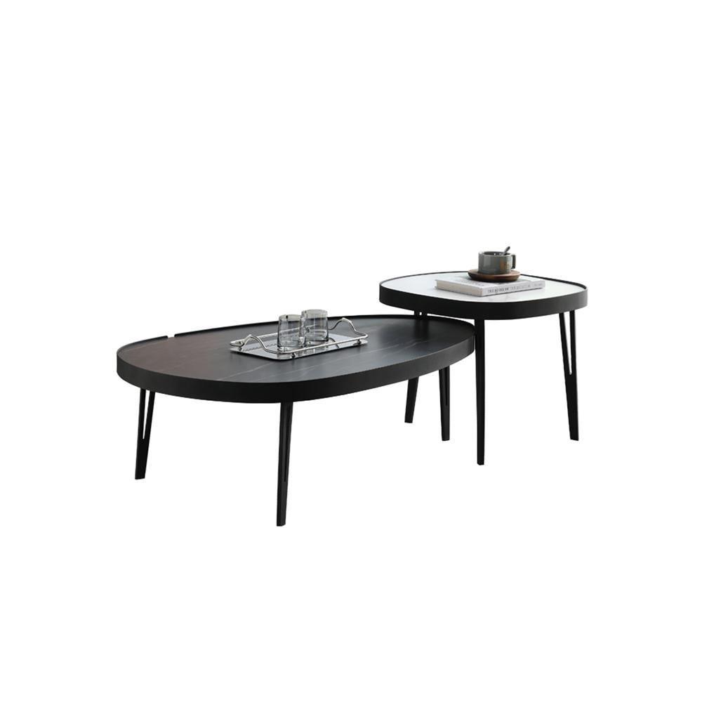 Inca Coffee Table Set, Sintered Stone | DodiTec WC1