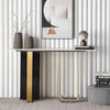 Kave Console Table, Gold And Black | DodiTec WC1