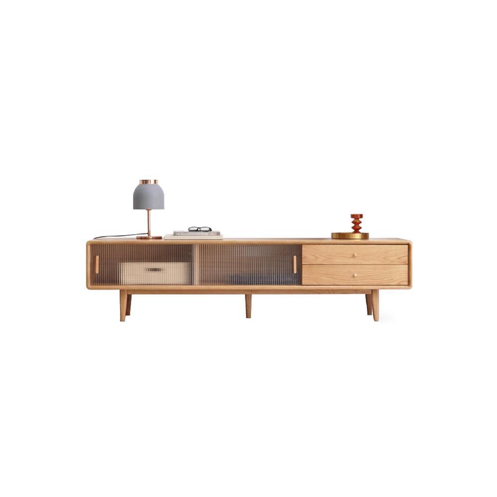 Kerry TV Stand, Light Oak | DodiTec WC1