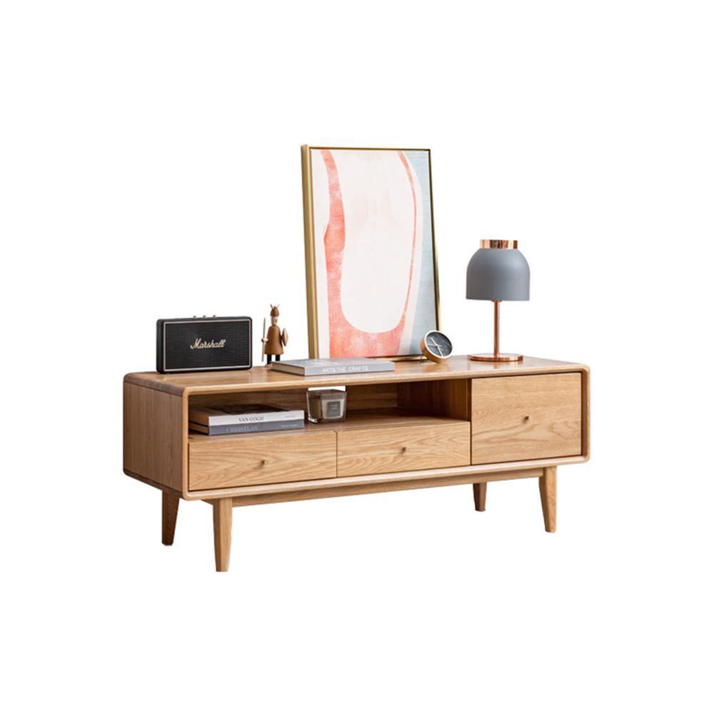 Kerry TV Stand, Light Oak | DodiTec WC1