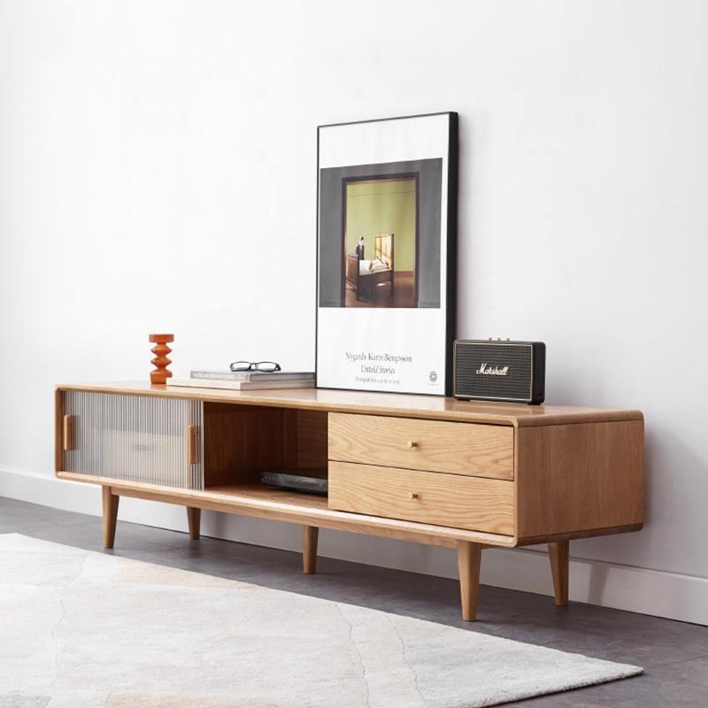 Kerry TV Stand, Light Oak | DodiTec WC1