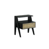 Lambeth Bedside Table, Black | DodiTec WC1