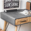 N6 Aviator Office Desk, Wood And Aluminium | DodiTec WC1