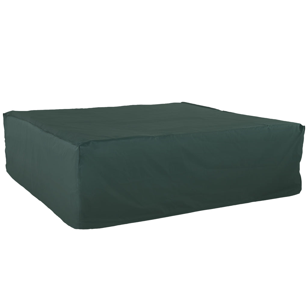 DodiOnline Large Patio Outdoor Furniture Set Cover 600D Oxford Square Waterproof, 230 x 230 x 70 cm, Green