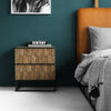 Pine Bedside Table, Oak | DodiTec WC1