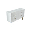 Rutland Sideboard, Gold & White | DodiTec WC1