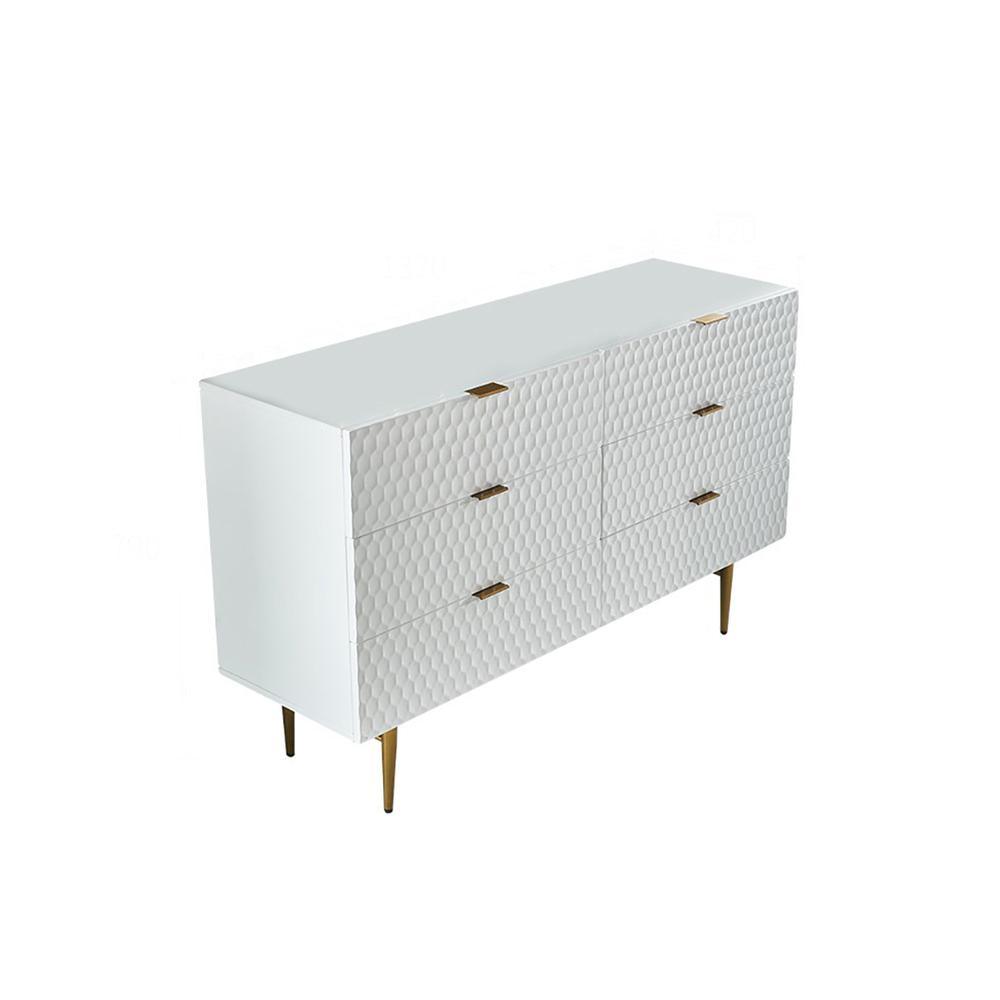 Rutland Sideboard, Gold & White | DodiTec WC1