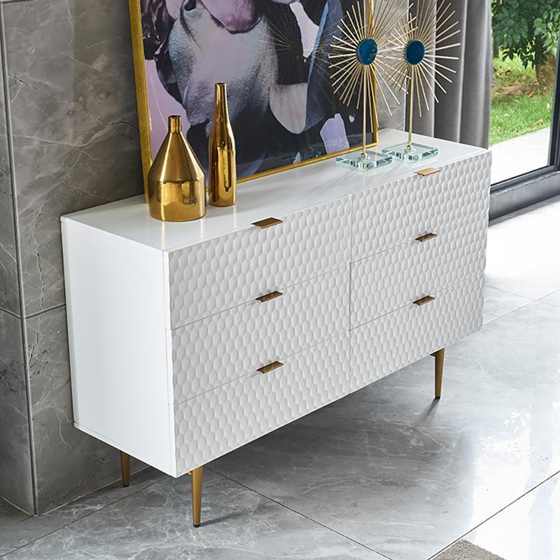 Rutland Sideboard, Gold & White | DodiTec WC1