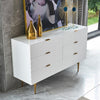 Rutland Sideboard, Gold & White | DodiTec WC1