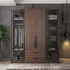 Sanders Wardrobe, Wooden & Black | DodiTec WC1