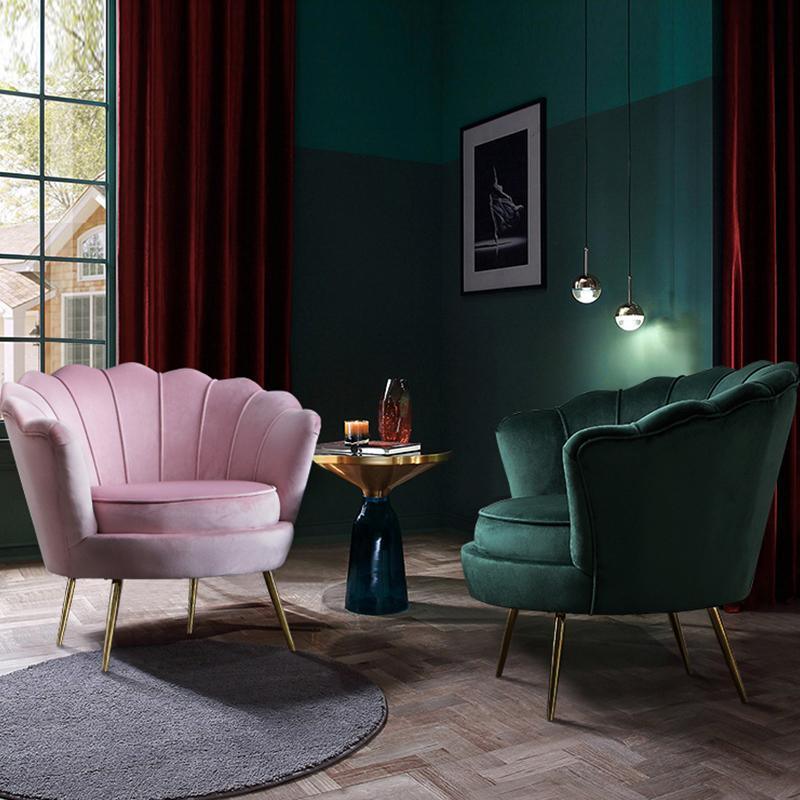 Shell Armchair, Velvet | DodiTec WC1